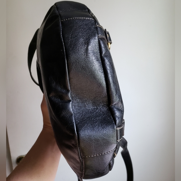 NWOT nine west leather extra large duffle purse - Picture 7 of 16